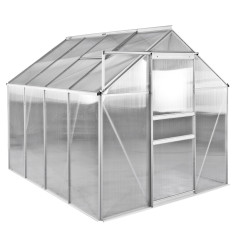 Záhradný skleník so základňou Basic 6