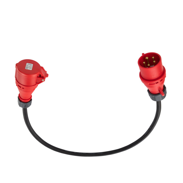 CEE adaptér silnoprúdový, 5 pólov z 32 na 16 A IP44 CEE adaptér silnoprúdový, 5 pólov z 32 na 16 A IP44