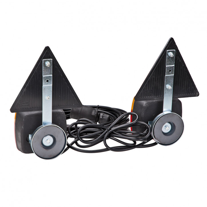 Koncové svetlá s odrazkami na príves magnetické 12 V Koncové svetlá s odrazkami na príves magnetické 12 V