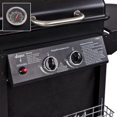 DEMA Plynový gril záhradný 2+1 horáky 8,7 kW Louisiana