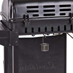 DEMA Plynový gril záhradný 2+1 horáky 8,7 kW Louisiana
