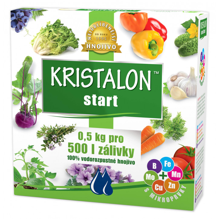 Kryštalické hnojivo Štart 0,5 kg Kryštalické hnojivo Štart 0,5 kg