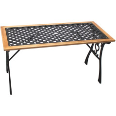 Záhradný stôl liatina/drevo Sonja