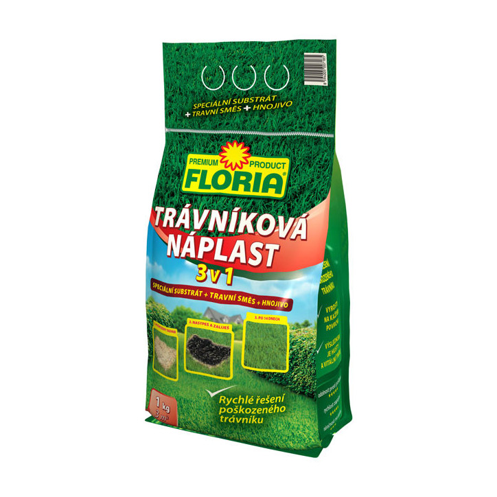 Trávniková náplasť 3v1, 1 kg Trávniková náplasť 3v1, 1 kg