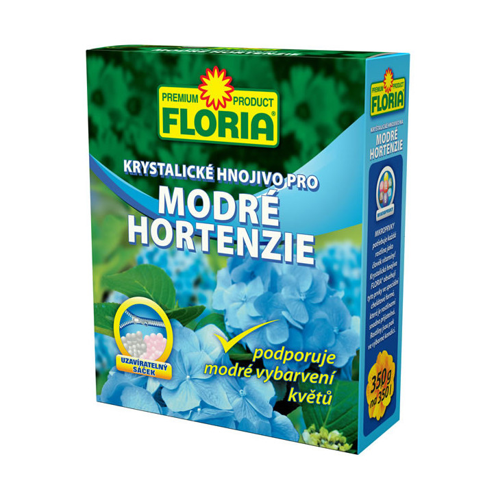 Kryštalické hnojivo na modré hortenzie 350 g Kryštalické hnojivo na modré hortenzie 350 g