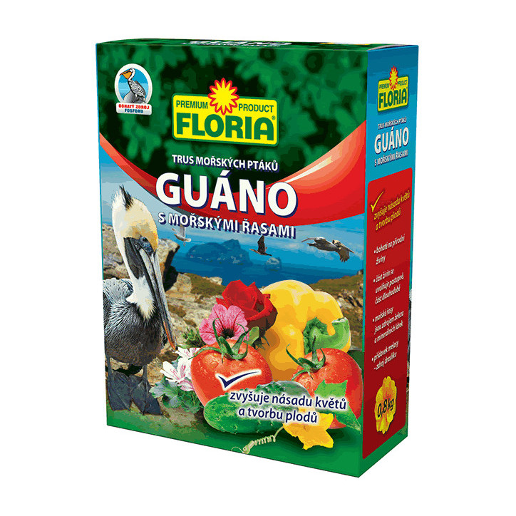 Organické hnojivo Guano s morskými riasami 0,8 kg Organické hnojivo Guano s morskými riasami 0,8 kg