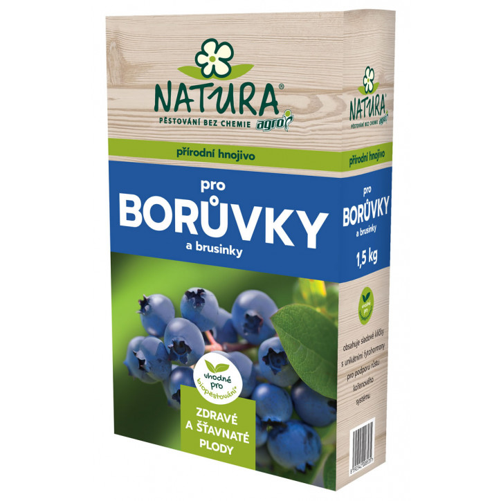 Organické hnojivo na čučoriedky a brusnice 1,5 kg Organické hnojivo na čučoriedky a brusnice 1,5 kg