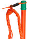 Sieť na elektrický ohradník 108 cm x 50 m oranžová