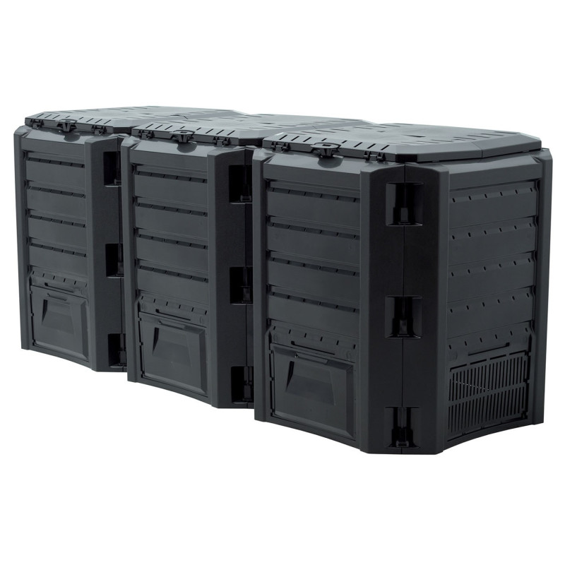 Prosperplast Kompostér Compogreen MODULE 1200 L čierny