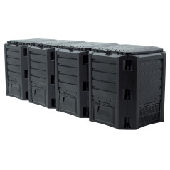 Prosperplast Kompostér Compogreen MODULE 1600 L čierny