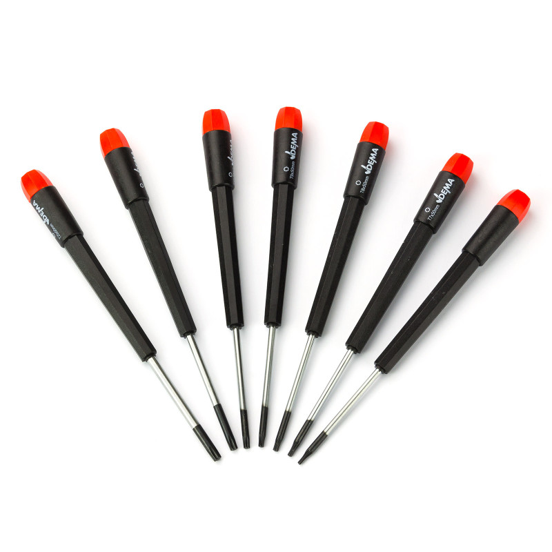 DEMA Skrutkovače na jemnú mechaniku torx T6-T20, 7-dielna sada DEMA Skrutkovače na jemnú mechaniku torx T6-T20, 7-dielna sada