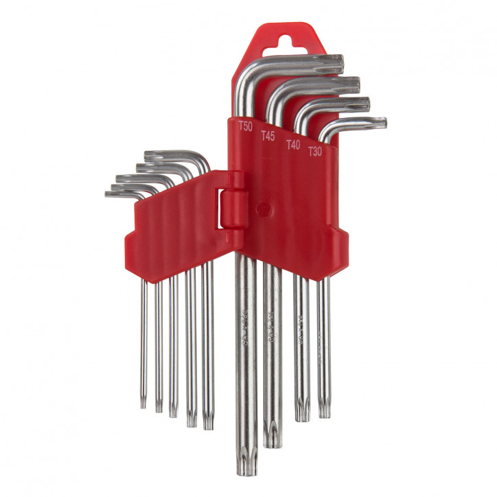 Torx kľúče, sada 9 ks
