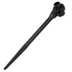 DEMA Lešenársky kľúč račňový 19x24 mm, čierny