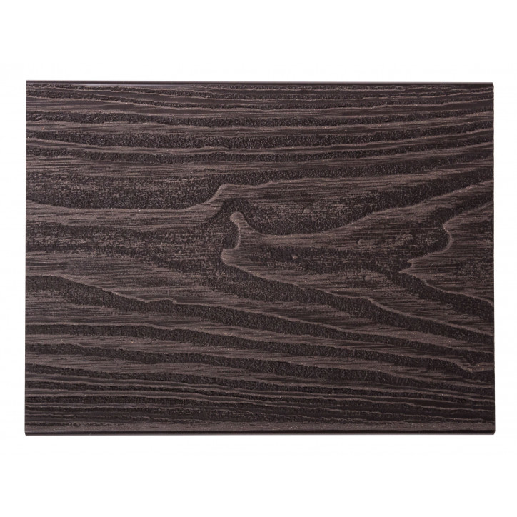 Terasová doska G21 2,5 x 14,8 x 400 cm, Dark Wood, WPC
