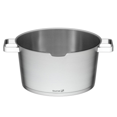 Hrniec Gourmet Magic s cedidlom 28 cm s pokrievkou nerez