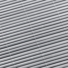 Clona na plot, bambusová rohož z PVC 90x500 cm, šedá