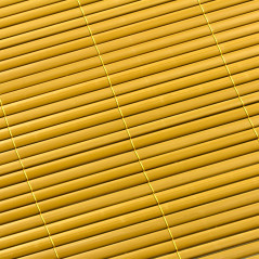 Clona na plot, bambusová rohož z PVC 120x500 cm, žltá
