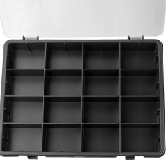 DEMA Plastový organizér 24x19x4 cm, 16 priehradiek