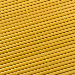 Clona na plot, bambusová rohož z PVC 100x500 cm, žltá