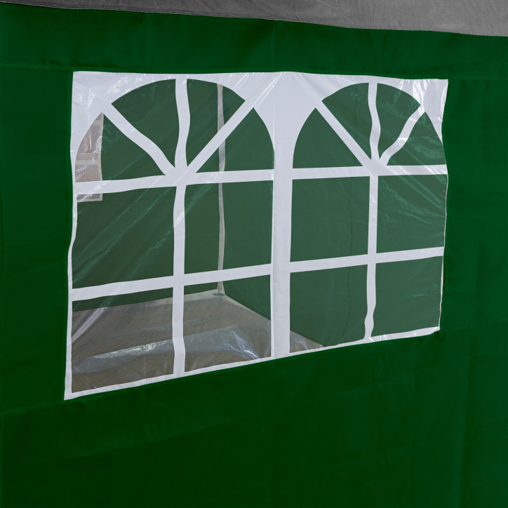 Bočné steny na záhradný pavilón 3x3 m, zelené, 4 ks Bočné steny na záhradný pavilón 3x3 m, zelené, 4 ks