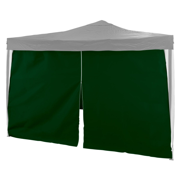 Bočné steny na záhradný pavilón 3x3 m, zelené, 4 ks Bočné steny na záhradný pavilón 3x3 m, zelené, 4 ks