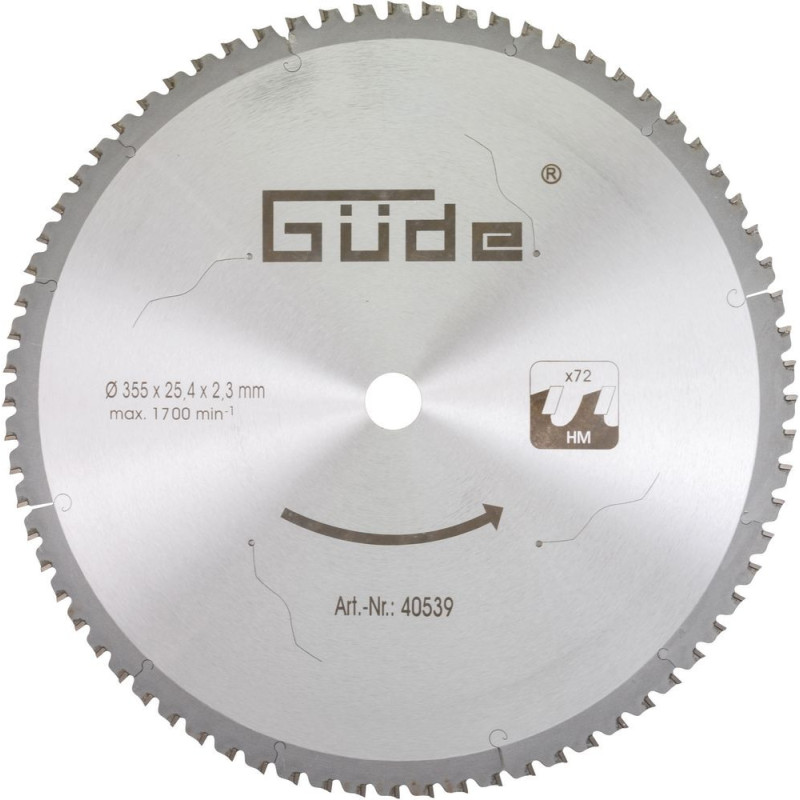 Güde Pílový kotúč pre rezanie kovu vhodný k píle GMK 350 T