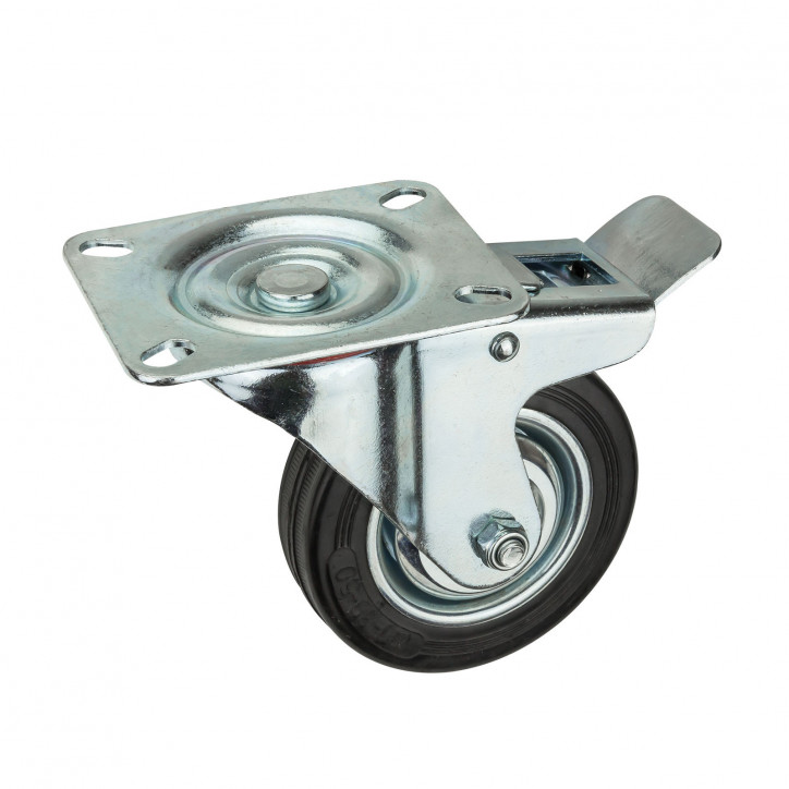 Gumové otočné koliesko 100 mm, do 70 kg Gumové otočné koliesko 100 mm, do 70 kg