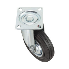 Gumové otočné koliesko 125 mm, do 100 kg