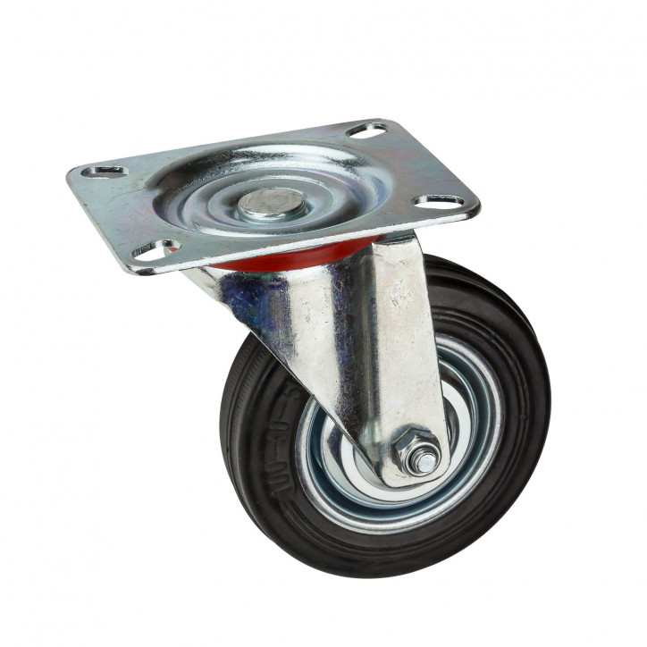 Gumové otočné koliesko 100 mm, do 70 kg Gumové otočné koliesko 100 mm, do 70 kg