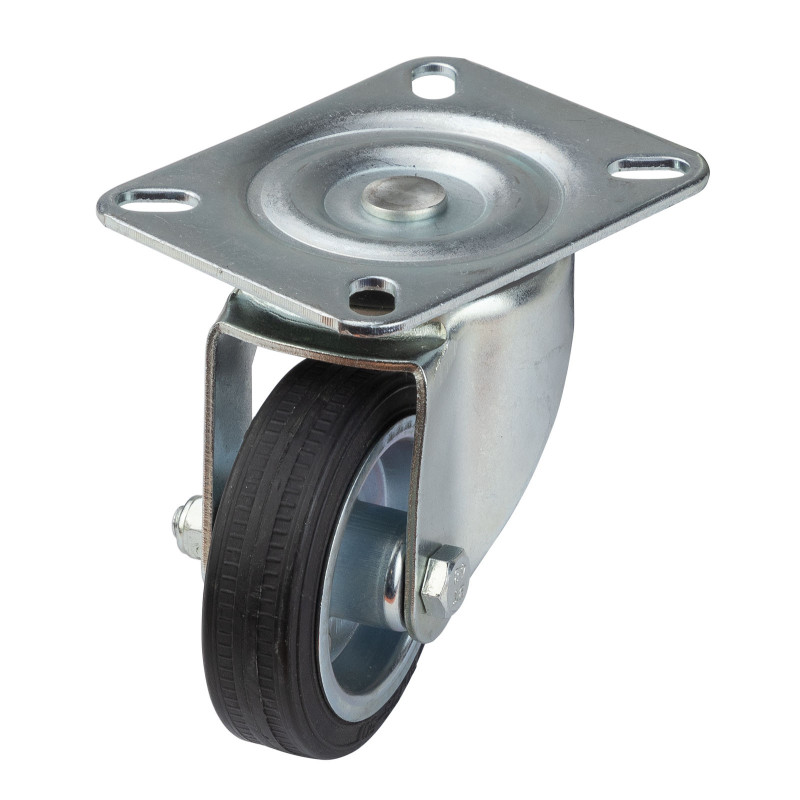 DEMA Gumové otočné koliesko 85 mm, do 60 kg