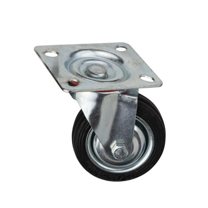 Gumové otočné koliesko 75 mm, do 50 kg