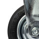 DEMA Gumové pevné koliesko 100 mm, do 70 kg