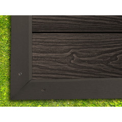 Zakončovacia lišta G21 Dark Wood 4,5 x 4,5 x 300 cm, mat. WPC