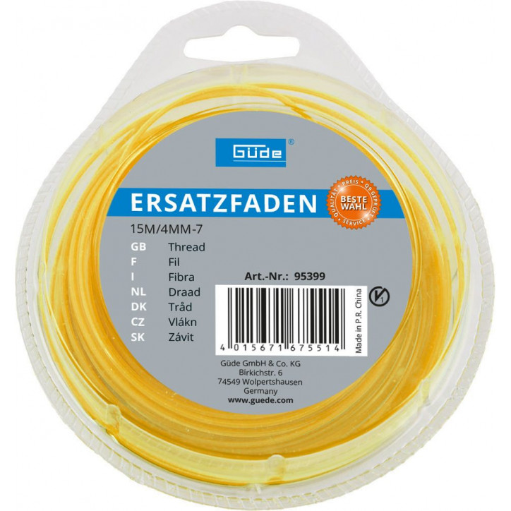 Náhradná struna 4 mm x 15 m, hviezda