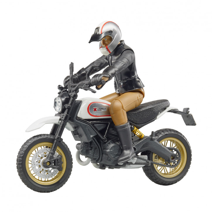 Motocykel Scrambler Ducati Desert Sled s jazdcom 1:16 63051