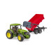 Bruder Traktor John Deere 6920 so sklápacím prívesom červeným / 02057
