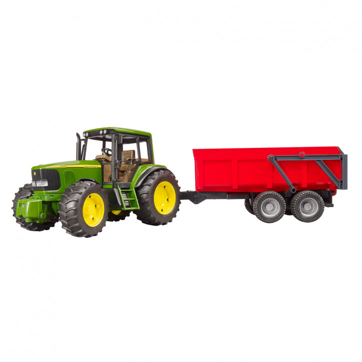 Traktor John Deere 6920 so sklápacím prívesom červeným 1:16 02057 Traktor John Deere 6920 so sklápacím prívesom červeným 1:16 02057