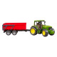 Bruder Traktor John Deere 6920 so sklápacím prívesom červeným / 02057