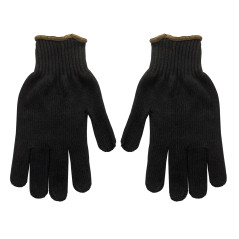 DEMA Pracovné rukavice pletené čierne, veľkosť 10