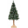 Umelý vianočný stromček s vetvičkami z materiálu príjemného na dotyk, ktoré vyzerajú veľmi reálne. Vetvičky majú hnedú fóliu, ktorá pod sebou skrýva drôt. Vetvičky vianočného stromčeka je možné ľahko ohýbať do rôznych smerov a tvarovať tak rôzne poschodia stromčeka a dať im rôzne tvary.