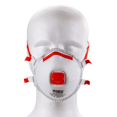 Ochranná maska proti jemnému prachu FFP3 s výdychovým ventilom, 3 ks