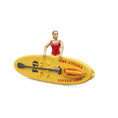 Figúrka plavčíka so Stand Up Paddle boardom 1:16 62785