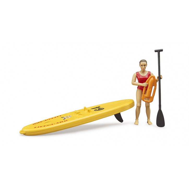 Figúrka plavčíka so Stand Up Paddle boardom 1:16 62785