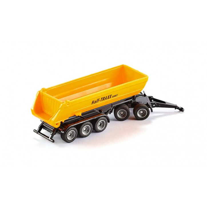 Traktor JCB s prívesom Dolly a vyklápacím kontajnerom / 1858 Traktor JCB s prívesom Dolly a vyklápacím kontajnerom / 1858