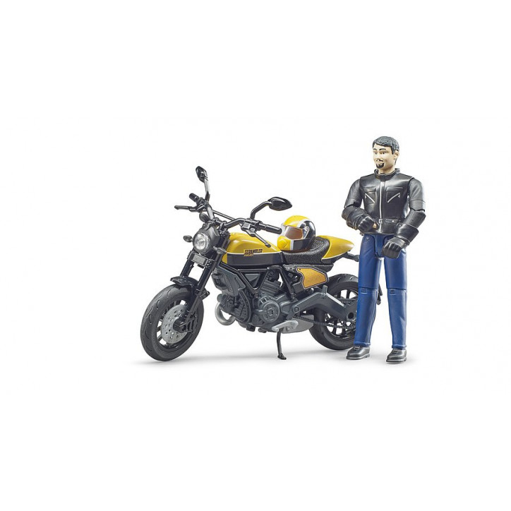 Motocykel Ducati Scrambler Full Throttle s jazdcom 1:16 63053 Motocykel Ducati Scrambler Full Throttle s jazdcom 1:16 63053