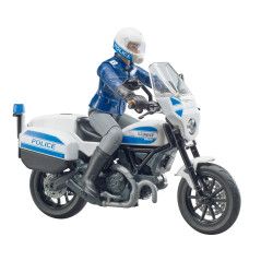 BRUDER Policajný motocykel Ducati Scrambler s policajným príslušníkom / 62731