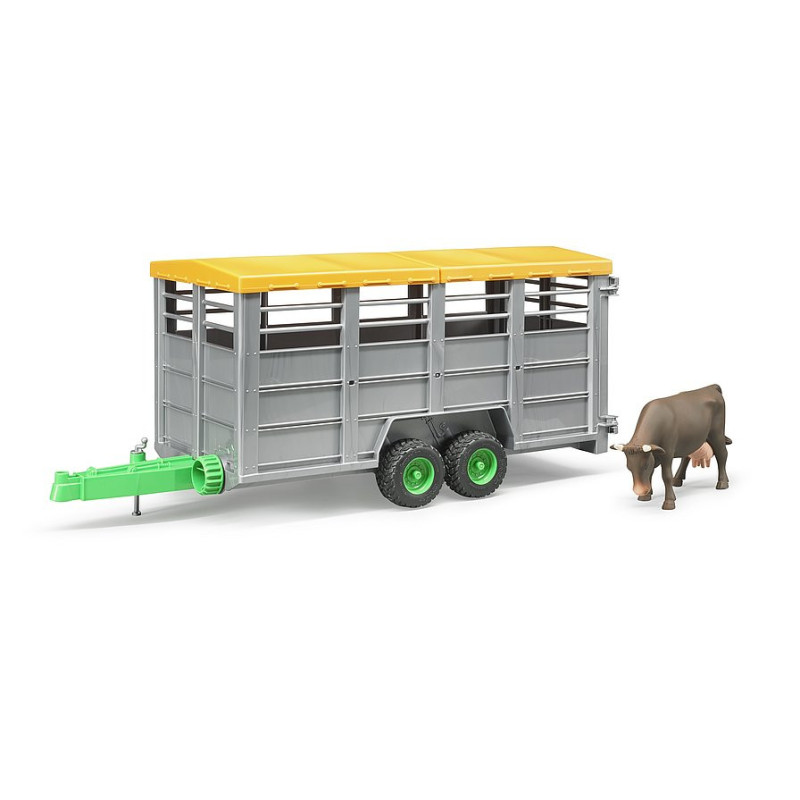 BRUDER Príves na prepravu dobytka s 1 kravou / 02227