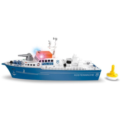 SIKU Policajná loď s vodným delom a majákmi / 5401