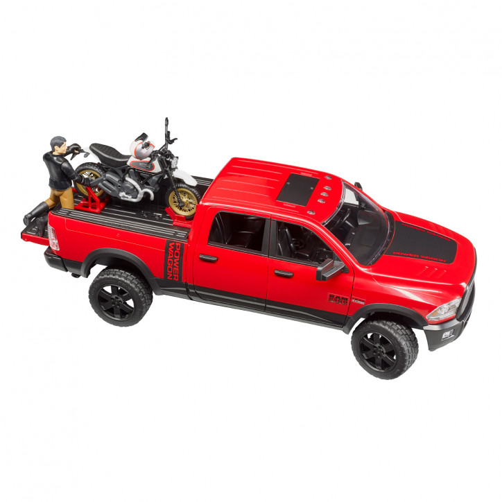 Pick-Up RAM 2500 Power Wagon s motocyklom Ducati Desert Sled a jazdcom 1:16 02502 Pick-Up RAM 2500 Power Wagon s motocyklom Ducati Desert Sled a jazdcom 1:16 02502