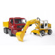 Nákladné auto MAN TGA s vyklápacou korbou a s bagrom Liebherr 1:16 02751